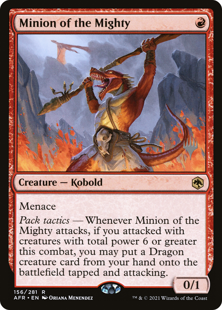Minion of the Mighty (PPAFR-156) - Adventures in the Forgotten Realms Promos Foil