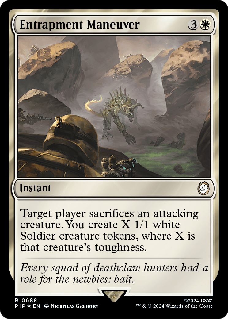Entrapment Maneuver (Surge Foil) (PIP-688) - Fallout Foil