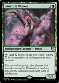 Sanctum Weaver (WOC-131) - Wilds of Eldraine Commander: (enchantment)