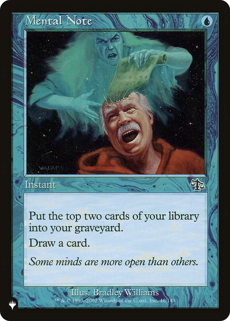 Mental Note (LIST-46/143) - The List
