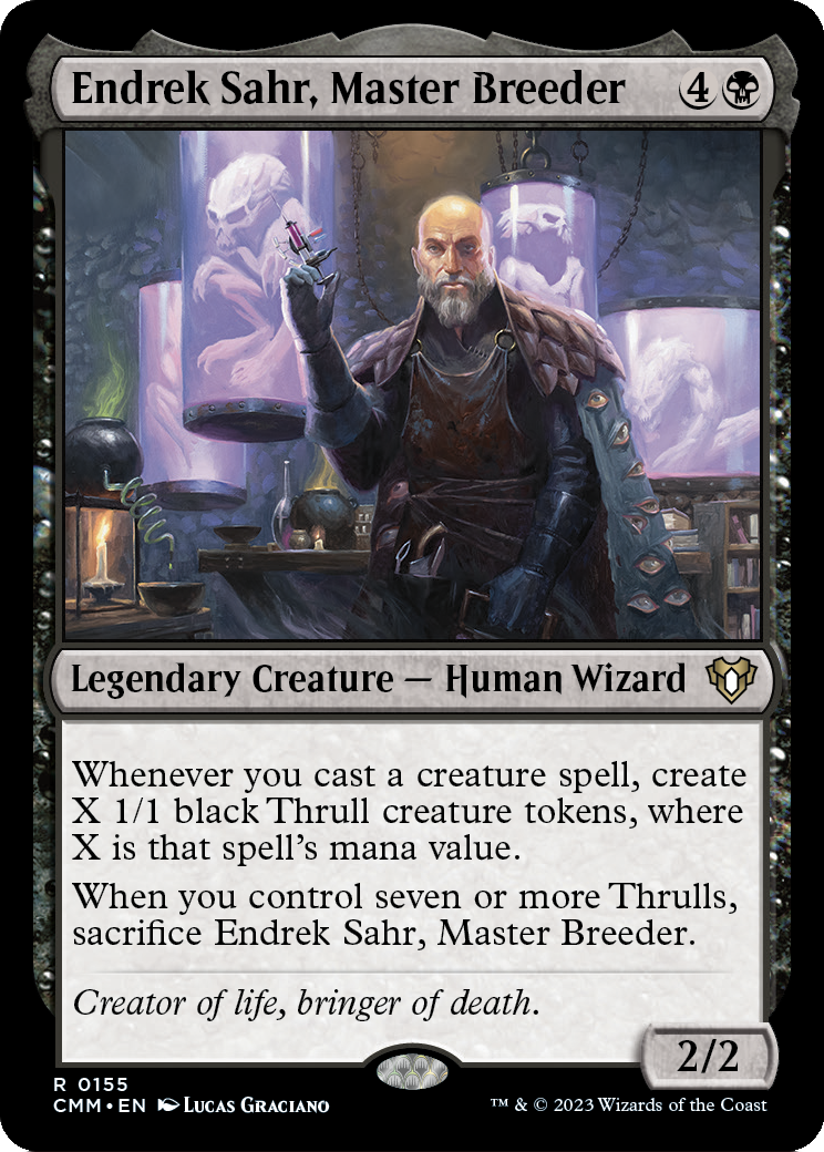 Endrek Sahr, Master Breeder (CMM-155) - Commander Masters