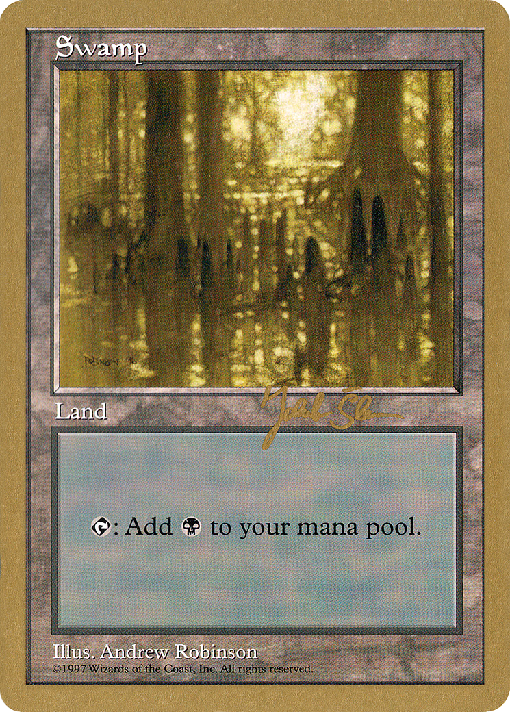 Swamp (442) - 1997 Jakub Slemr (5ED) (WCD-) - World Championship Decks 1997