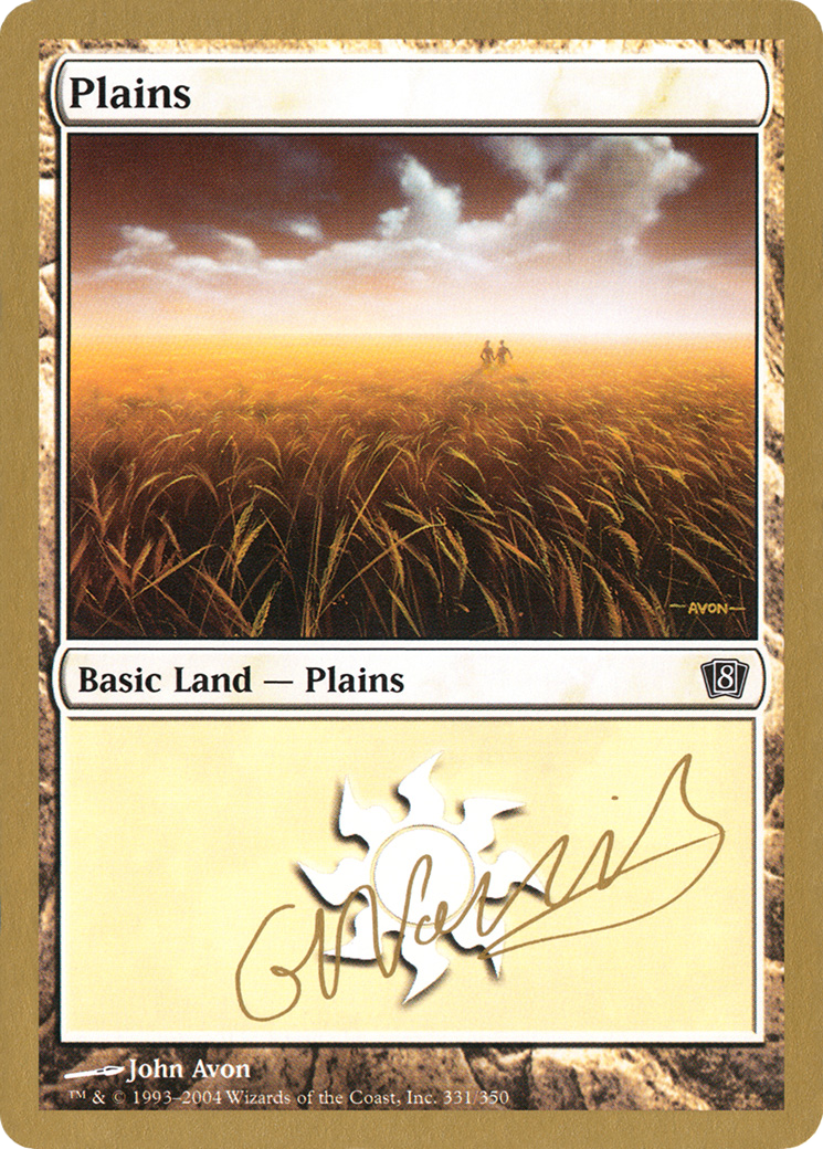 Plains (331) - 2004 Gabriel Nassif (8ED) (WCD-) - World Championship Decks 2004