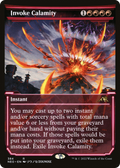 Invoke Calamity (Showcase) (NEO-384) - Kamigawa: Neon Dynasty: (Showcase) Foil