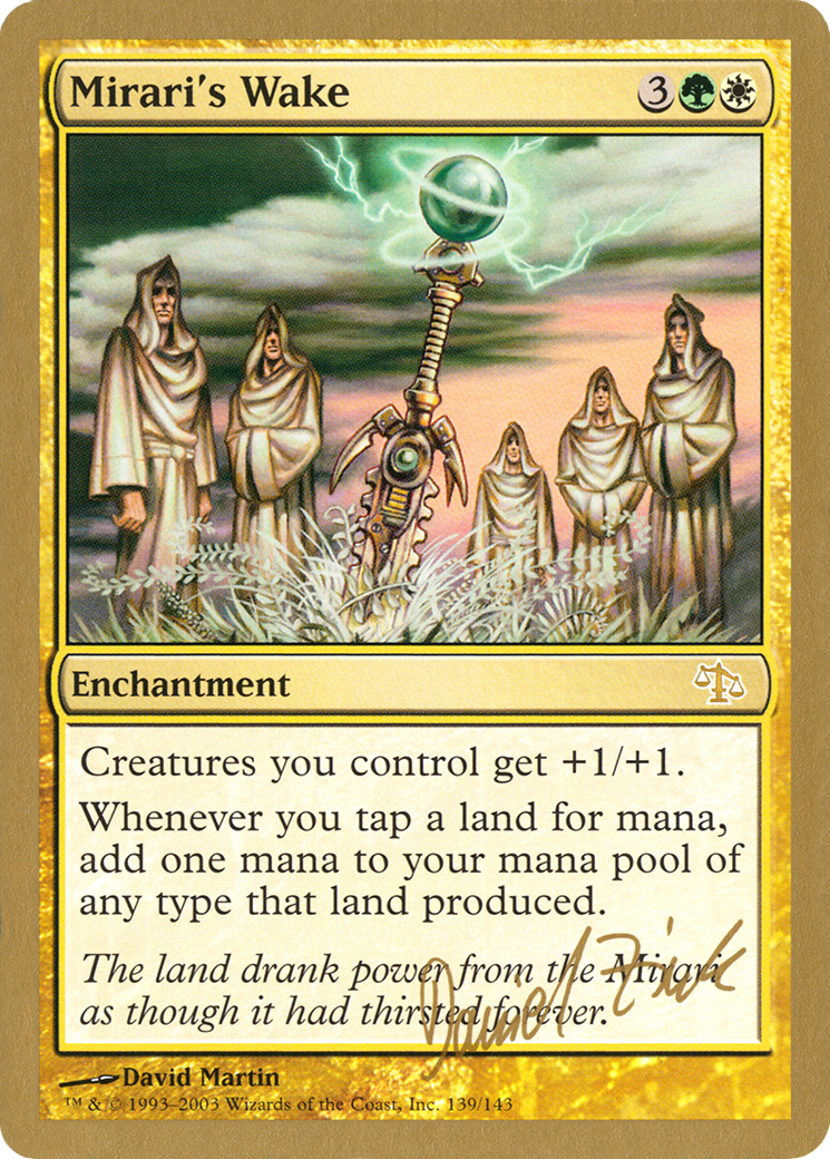 Mirari's Wake - 2003 Daniel Zink (JUD) (WCD-) - World Championship Decks 2003