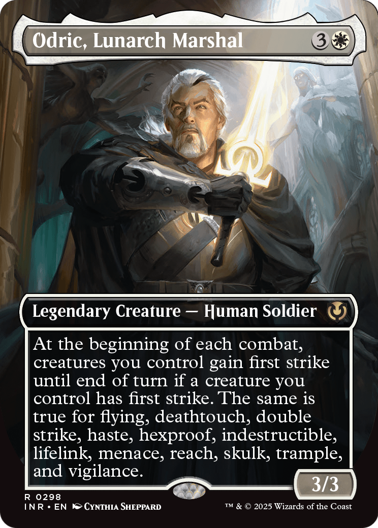 Odric, Lunarch Marshal (Borderless) (INR-298) - Innistrad Remastered