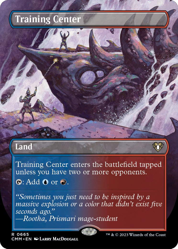 Training Center (Borderless) (CMM-665) - Commander Masters Foil