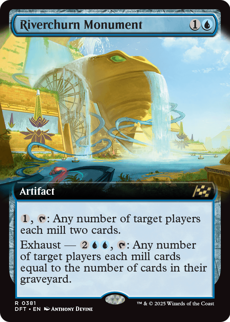 Riverchurn Monument (Extended Art) (DFT-381) - Aetherdrift: (Extended Art) Foil
