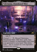Takenuma, Abandoned Mire (Extended Art) (NEO-505) - Kamigawa: Neon Dynasty: (Extended Art) Foil