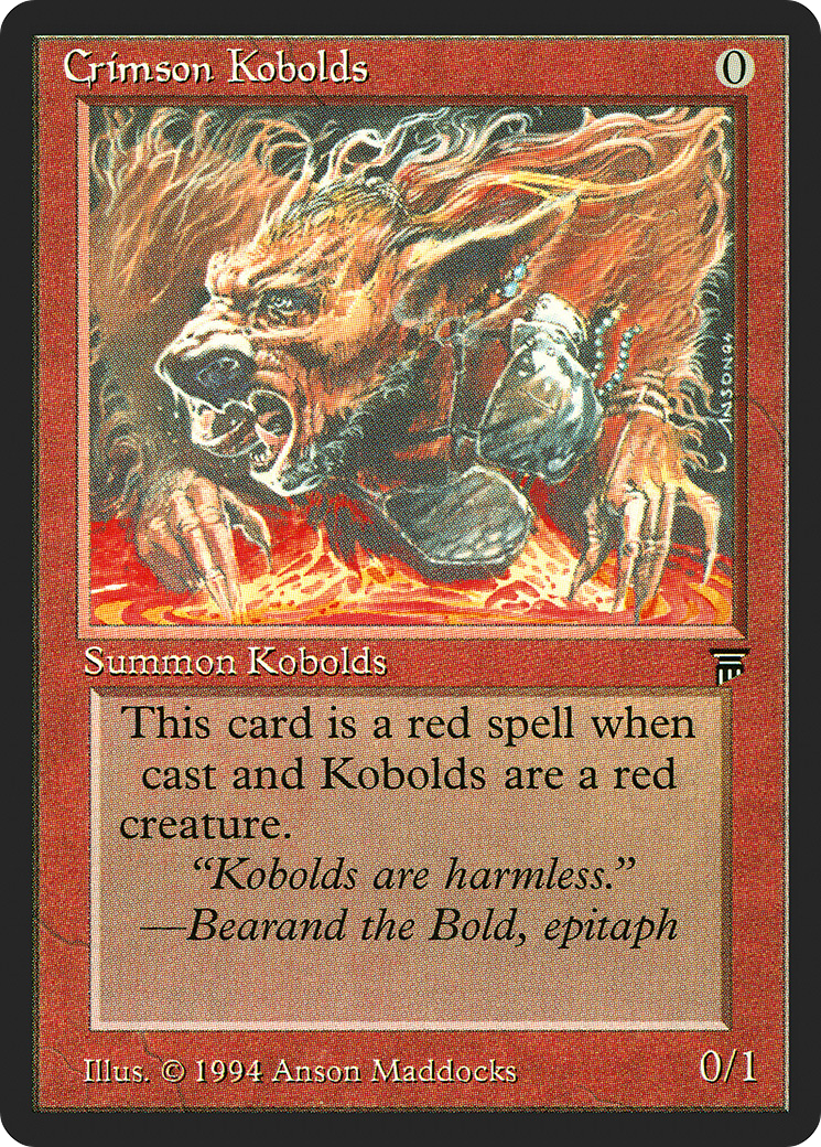 Crimson Kobolds (LEG-) - Legends