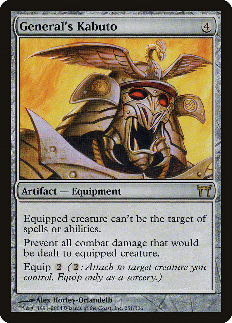 General's Kabuto (CHK-251) - Champions of Kamigawa Foil