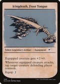 Icingdeath, Frost Tongue Token (Showcase) (SLD-1018) - Secret Lair Drop: (Showcase) Foil