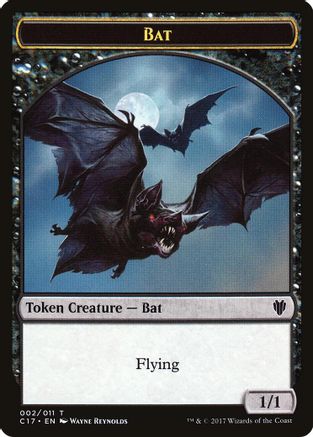 Bat // Vampire Double-Sided Token (C17-2 // 4) - Commander 2017