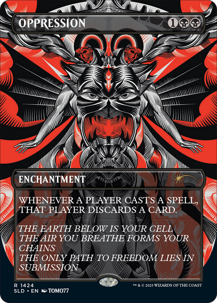 Oppression (SLD-1424) - Secret Lair Drop (Borderless)