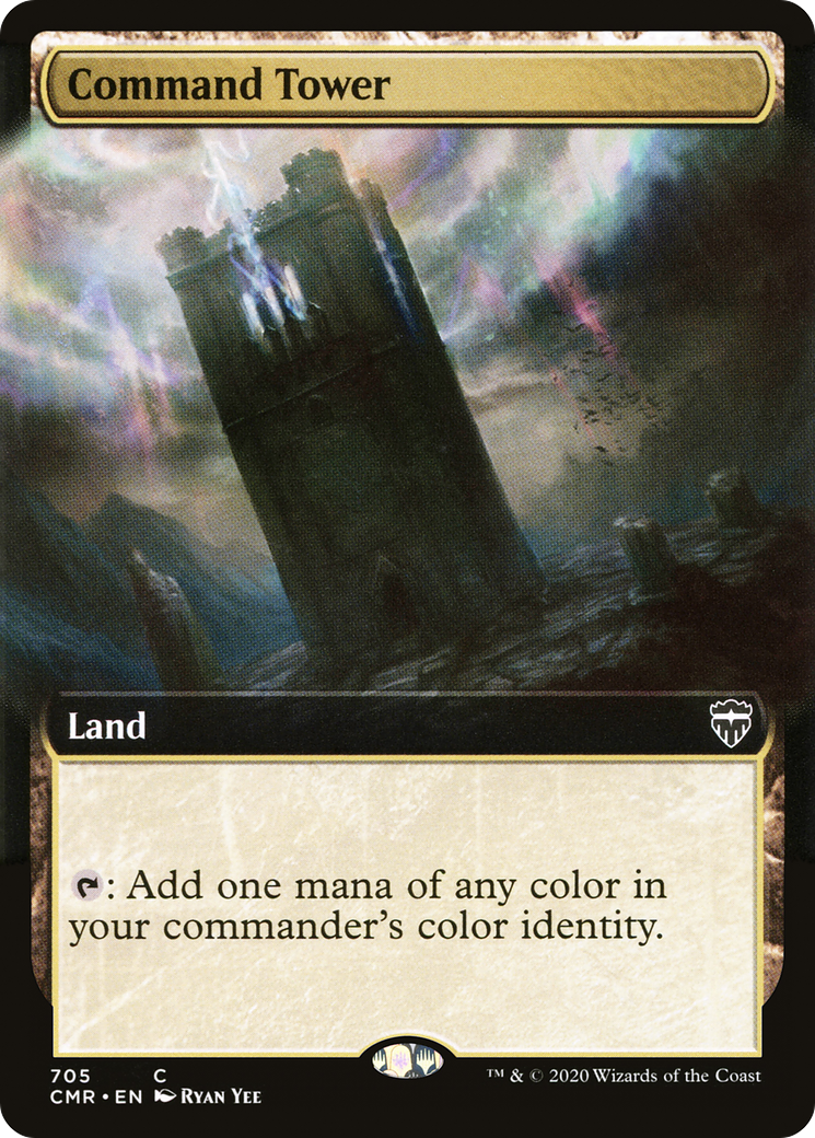 Command Tower (Extended Art) (CMR-705) - Commander Legends: (Extended Art) Foil