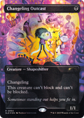 Changeling Outcast (Rainbow Foil) (SLD-894) - Secret Lair Drop (Borderless) Foil