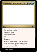 Knowing // Half the Battle (UNK-) - Unknown Event