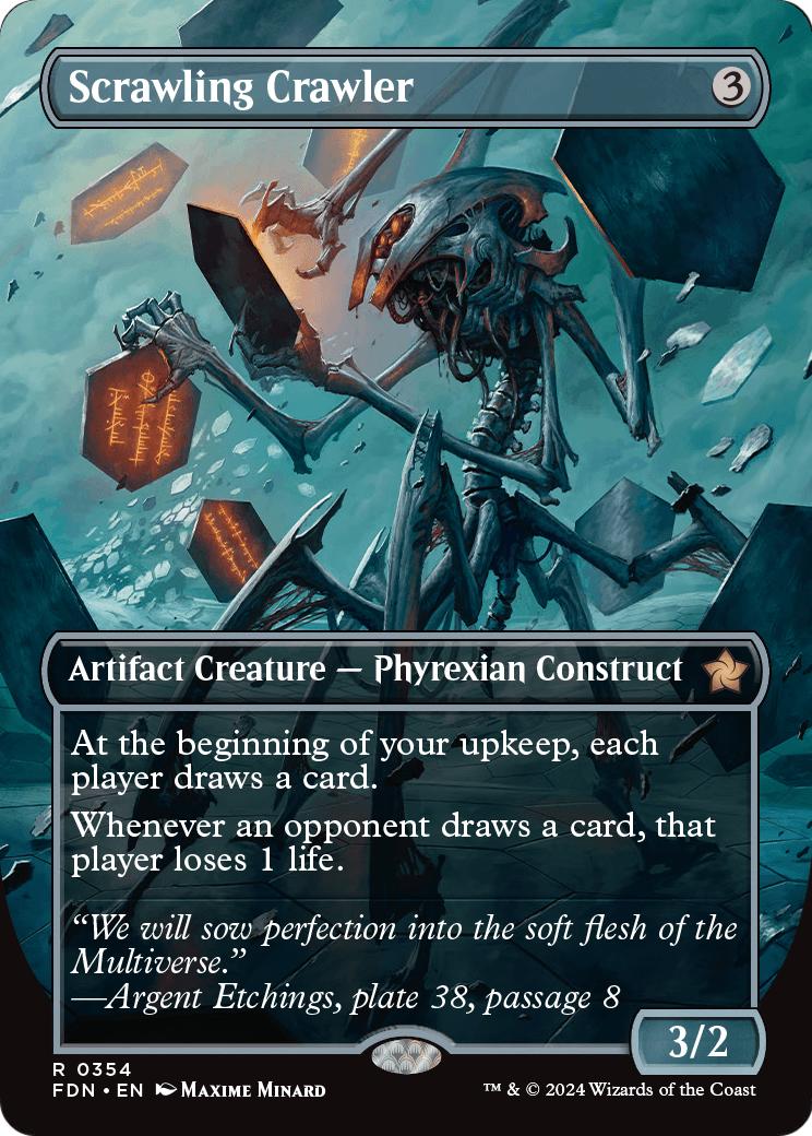 Scrawling Crawler (Borderless) (FDN-354) - Foundations