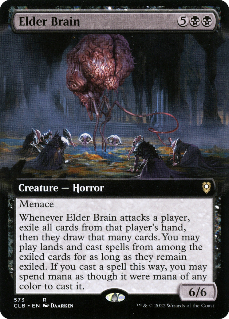 Elder Brain (Extended Art) (CLB-573) - Commander Legends: Battle for Baldur's Gate: (Extended Art)