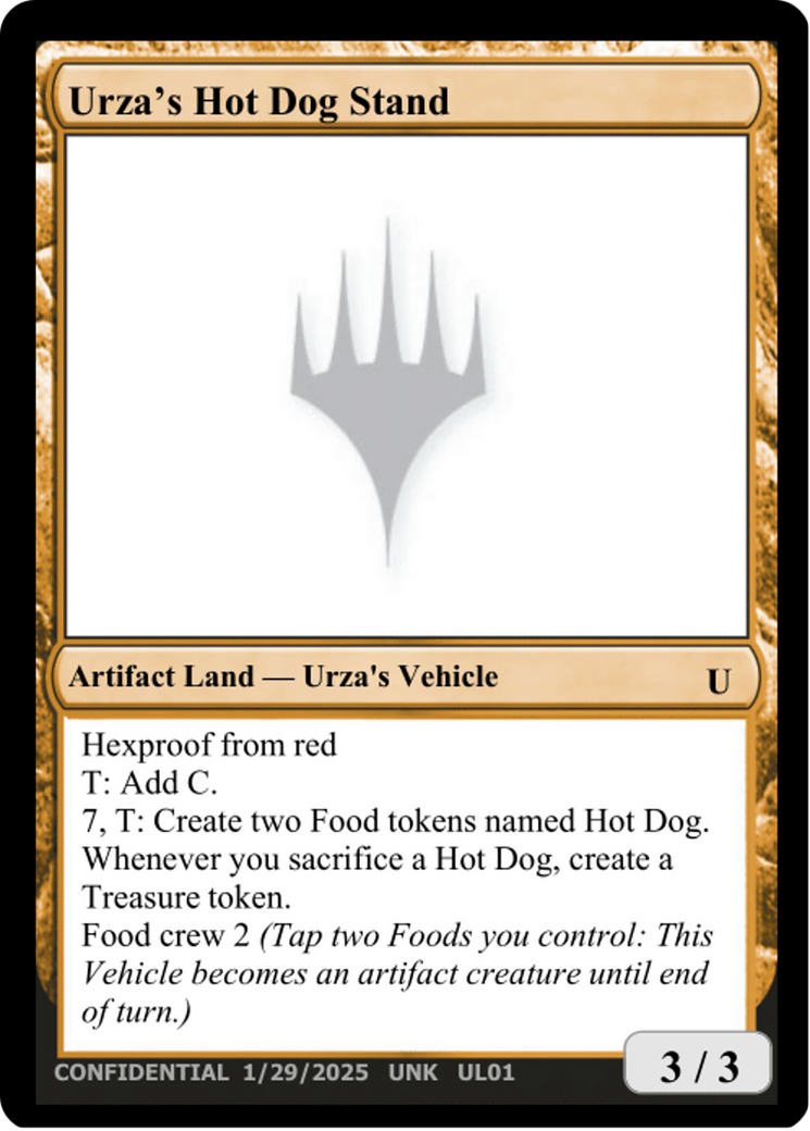 Urza's Hot Dog Stand (UNK-UL01B) - Unknown Event
