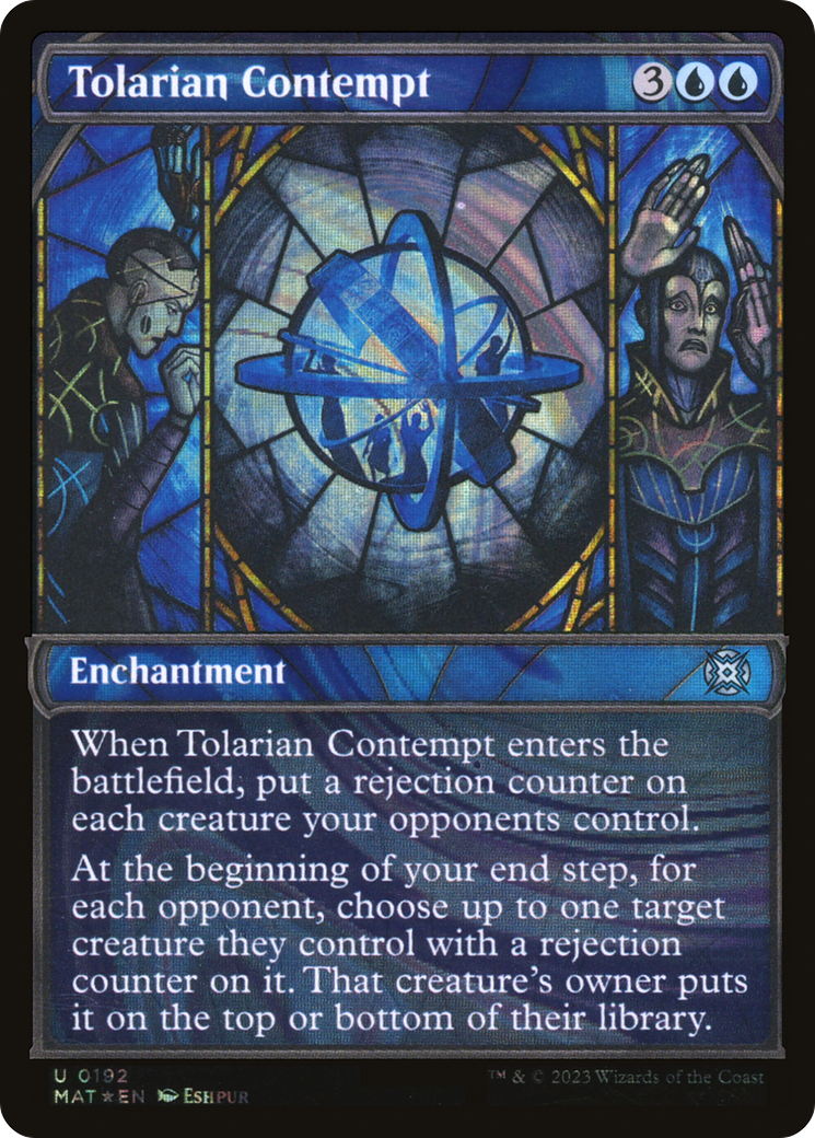 Tolarian Contempt (Halo Foil) (MAT-192) - March of the Machine: The Aftermath: (Showcase) Foil