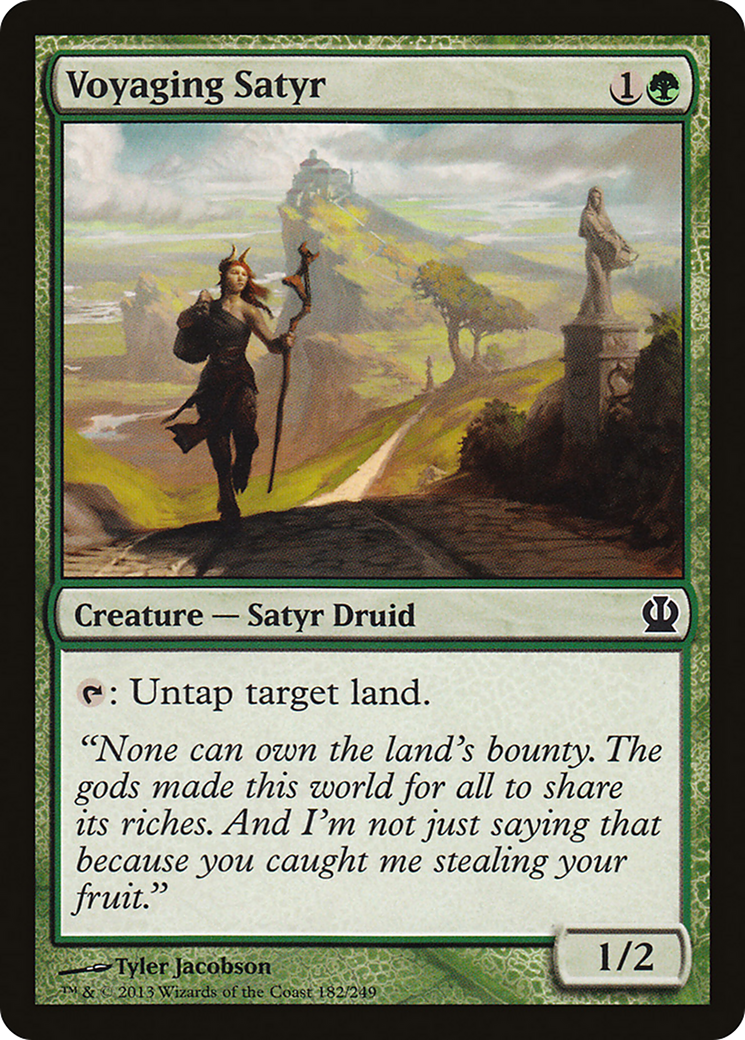 Voyaging Satyr (THS-182) - Theros