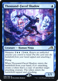 Thousand-Faced Shadow (PRE-086) - Kamigawa: Neon Dynasty Promos Foil