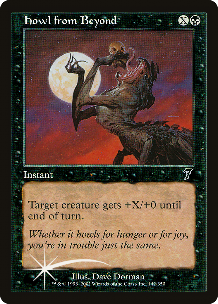 Howl from Beyond (7ED-142★) - 7th Edition Foil