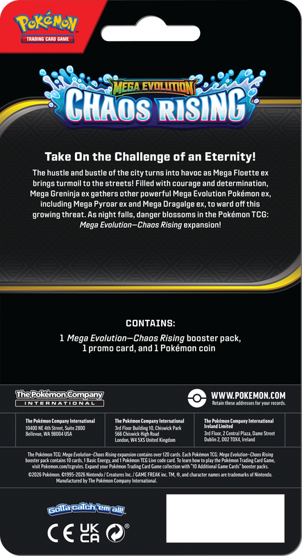 Pokemon TCG: Chaos Rising Checklane Blister