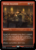 Disrupt Decorum (Foil Etched) (CMM-533) - Commander Masters Foil