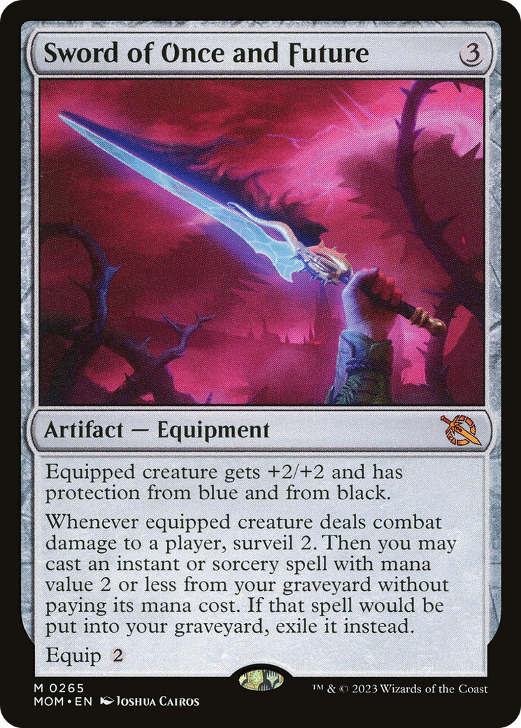 Sword of Once and Future (MOM-265) - March of the Machine Foil