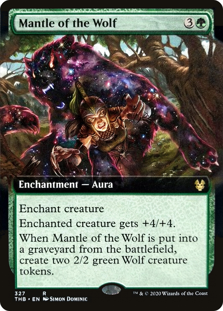 Mantle of the Wolf (Extended Art) (THB-327) - Theros Beyond Death: (Extended Art)