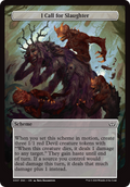 I Call for Slaughter (Full Art) (A:DSC-337) - Duskmourn: House of Horror Commander