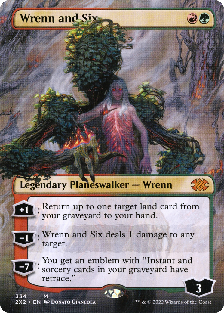 Wrenn and Six (Borderless) (2X2-334) - Double Masters 2022