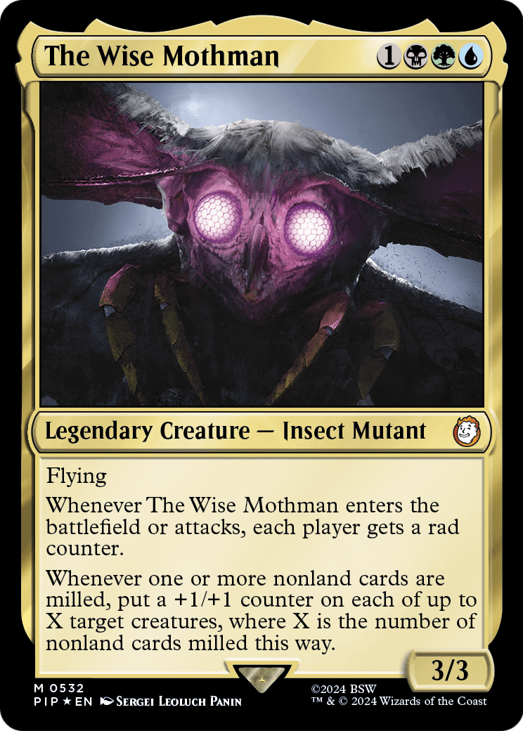 The Wise Mothman (Surge Foil) (PIP-532) - Fallout Foil