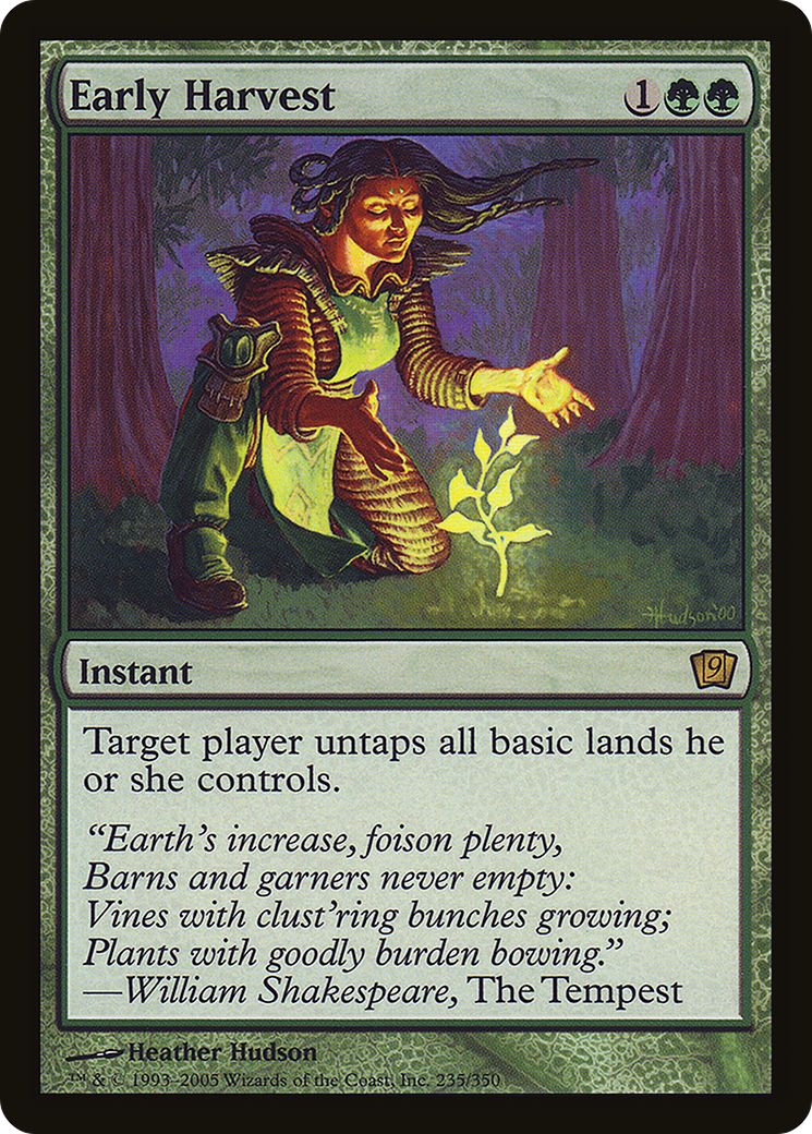 Early Harvest (9ED-235) - 9th Edition Foil