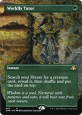 Worldly Tutor (Borderless) (DMR-442) - Dominaria Remastered