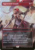 Aggravated Assault (Anime Borderless) (Confetti Foil) (WOT-096) - Wilds of Eldraine: Enchanting Tales Foil