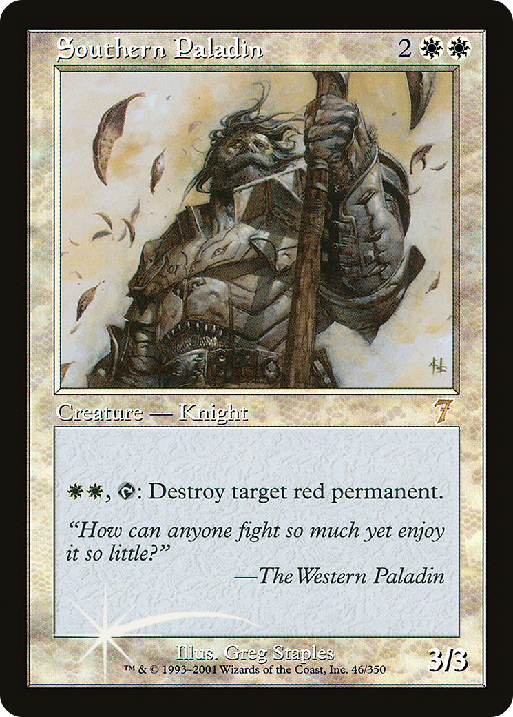 Southern Paladin (7ED-46★) - 7th Edition