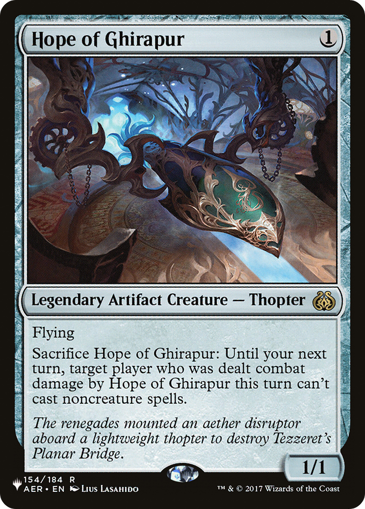Hope of Ghirapur (LIST-AER-154) - The List