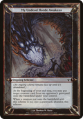 My Undead Horde Awakens (Archenemy) (OVER-) - Archenemy Schemes
