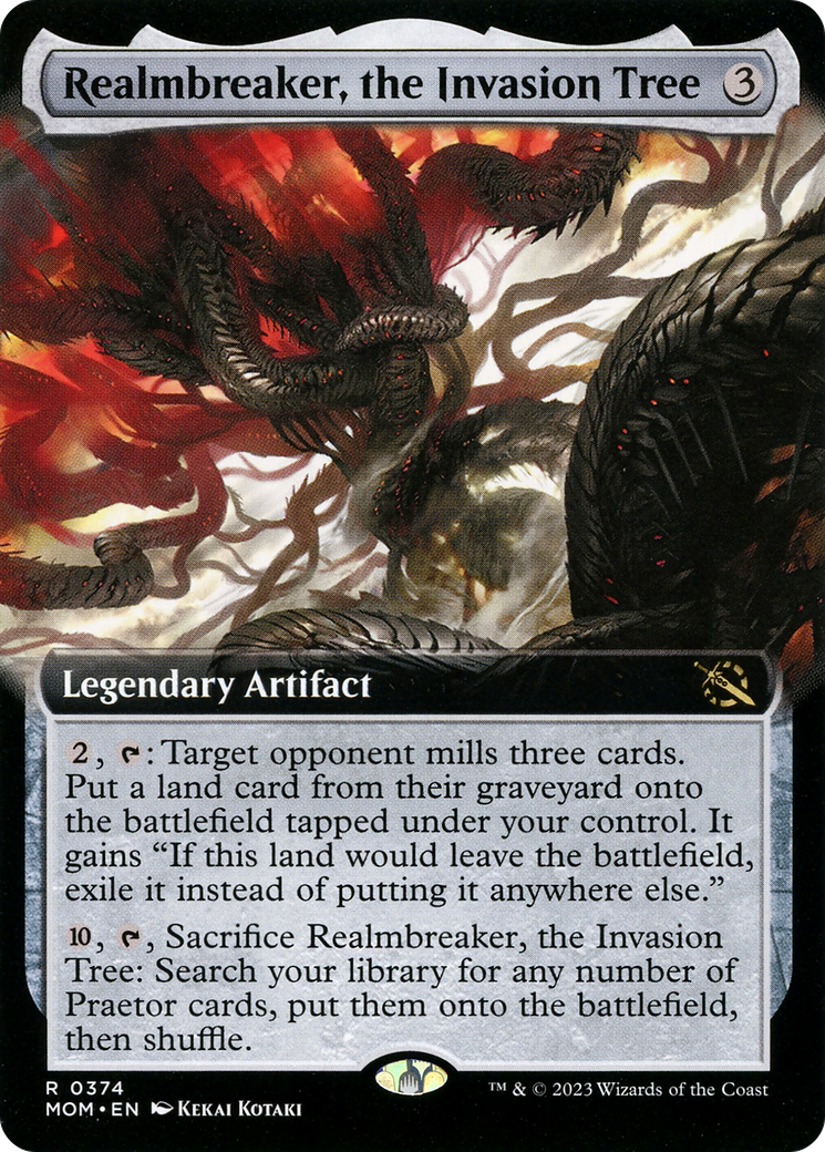 Realmbreaker, the Invasion Tree (Extended Art) (MOM-374) - March of the Machine: (Extended Art) Foil