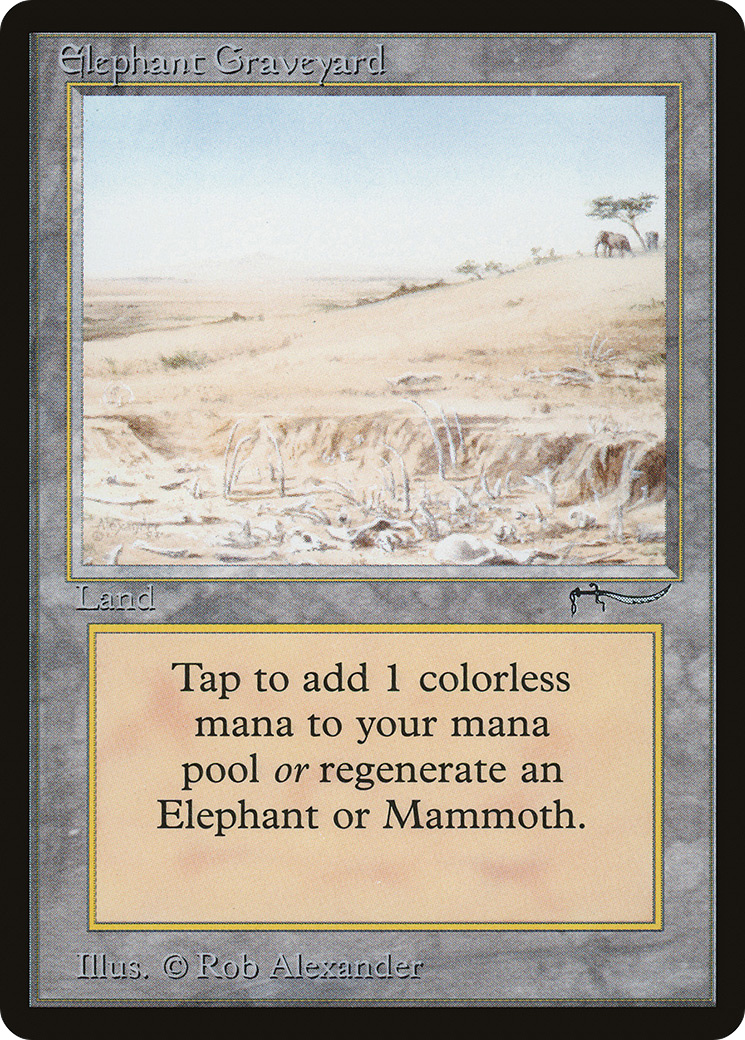 Elephant Graveyard (ARN-) - Arabian Nights
