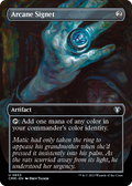Arcane Signet (Borderless) (CMM-653) - Commander Masters Foil