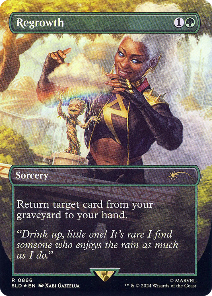 Regrowth (0866) (SLD-866) - Secret Lair Drop (Borderless) Foil