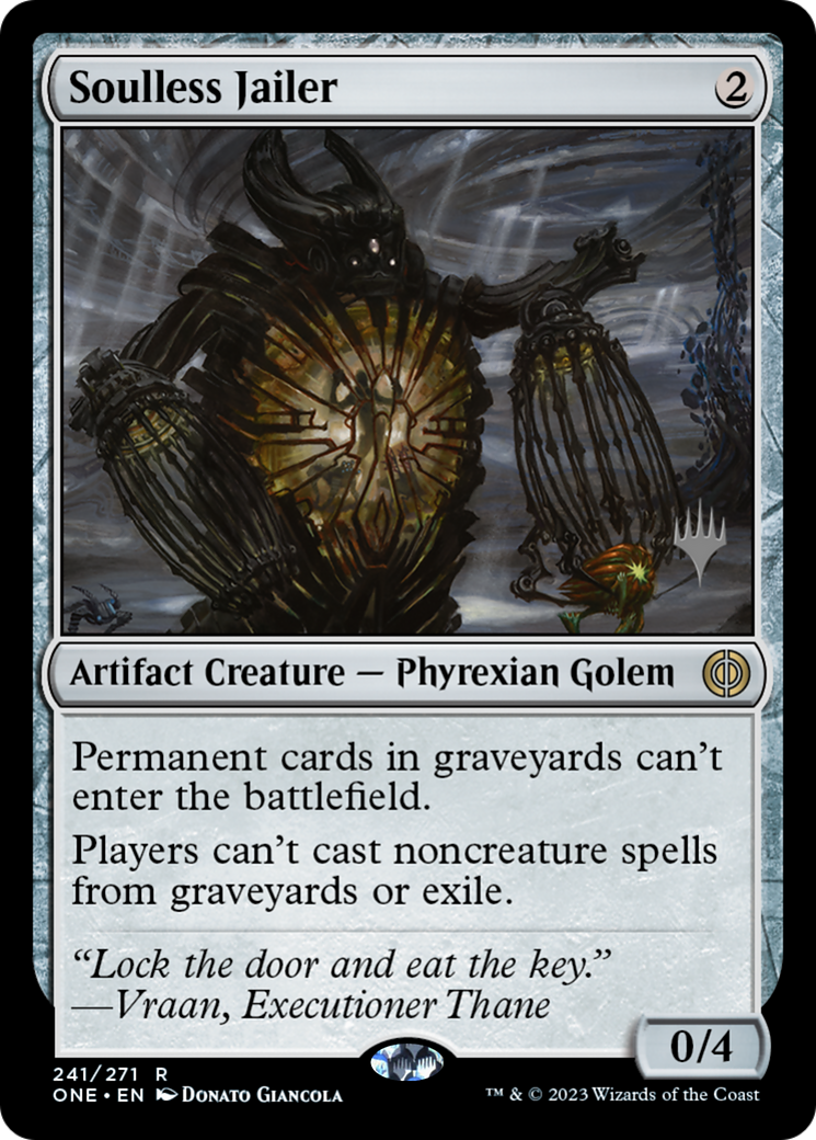 Soulless Jailer (PPONE-241) - Phyrexia: All Will Be One Promos