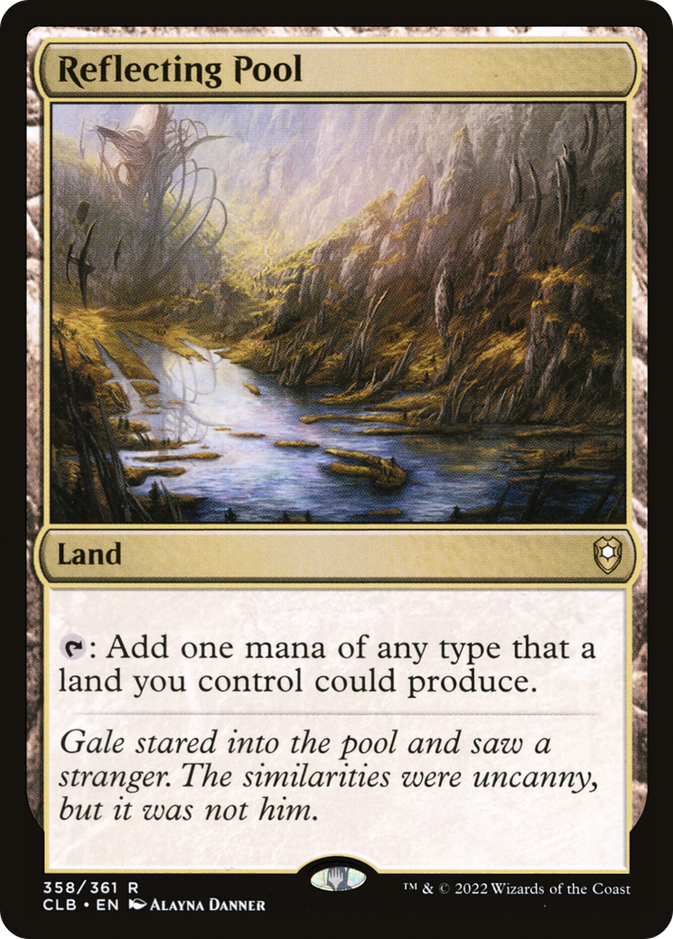 Reflecting Pool (CLB-358) - Commander Legends: Battle for Baldur's Gate Foil