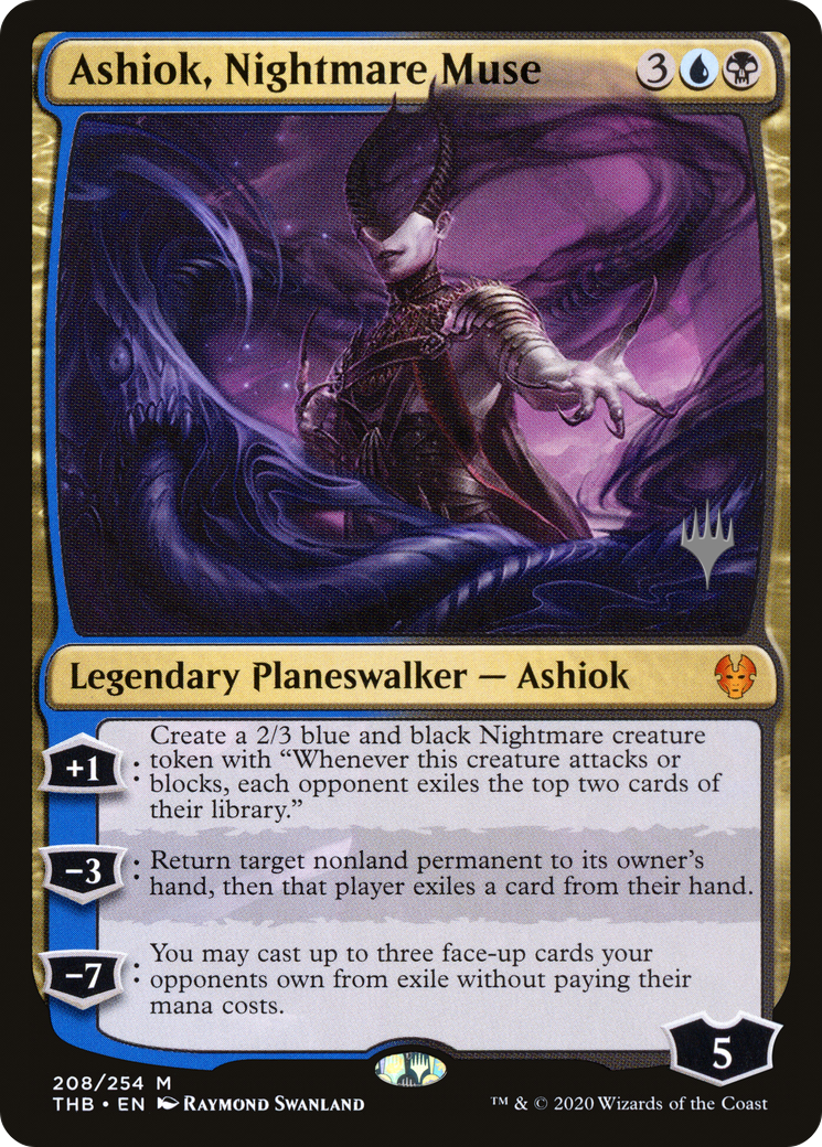 Ashiok, Nightmare Muse (PPTHB-208) - Theros Beyond Death Promos