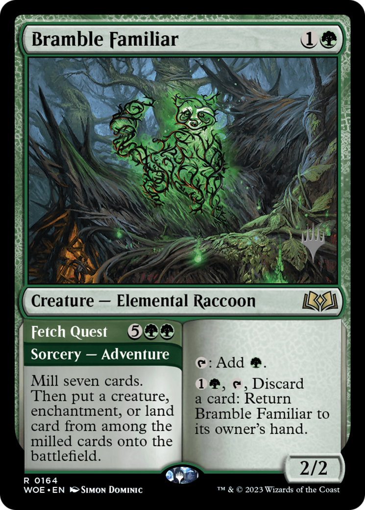 Bramble Familiar (PPWOE-164) - Wilds of Eldraine Promos