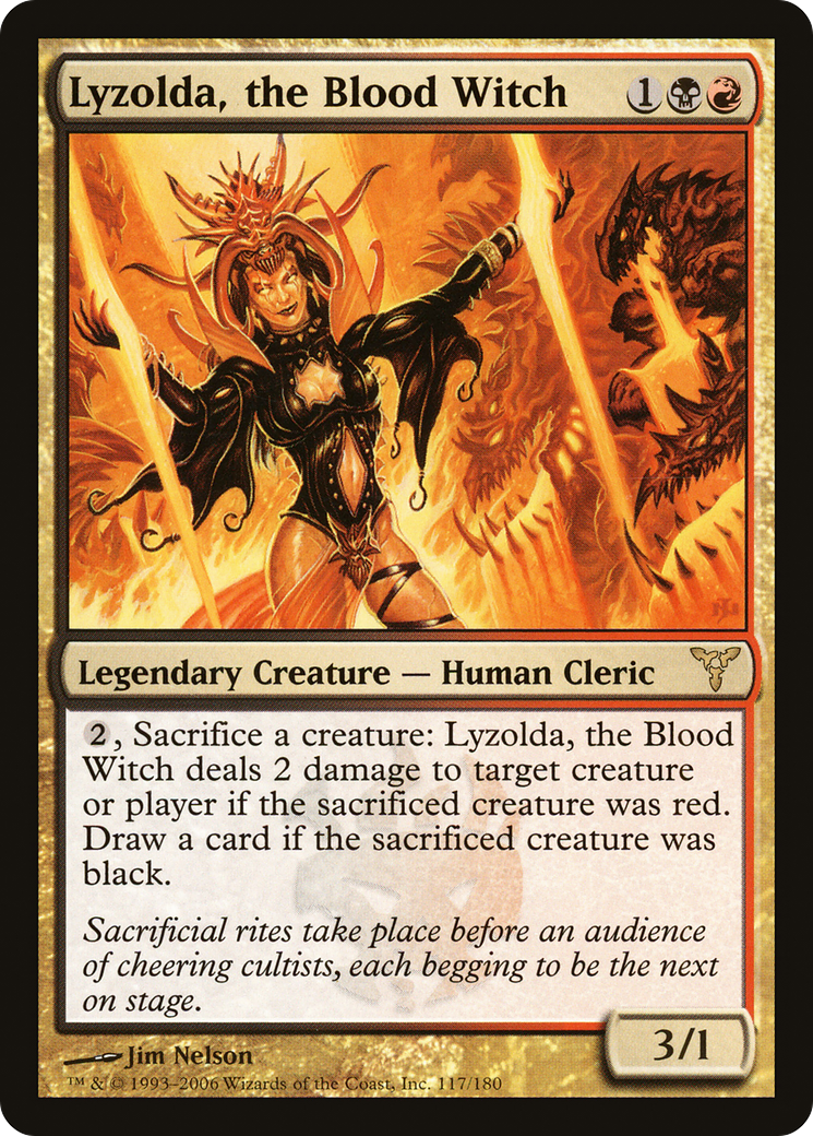 Lyzolda, the Blood Witch (DIS-117) - Dissension Foil